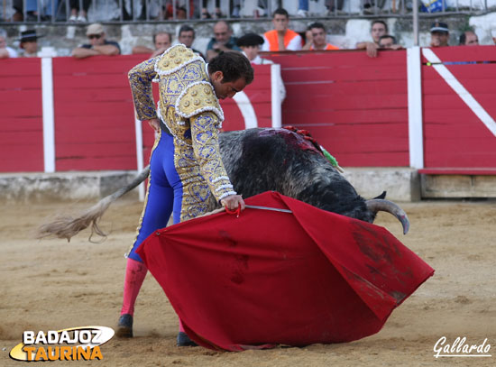 Llevando toreado a su antagonista.