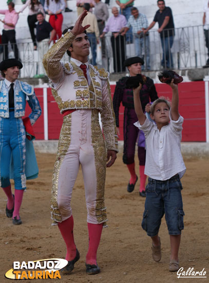 Paseando el doble premio.