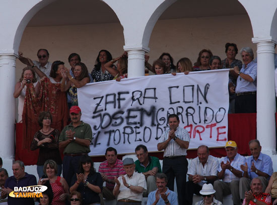 Garrido tuvo muchos adeptos entre el público.