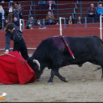 Gallardo llevando muy enganchado al de Naranjo. (FOTOS: Gallardo)