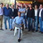 Amigos y cuadrilla arroparon a Julio en su día. (FOTO:F.V.A.)