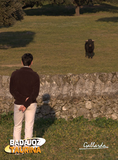 Mirando al toro y a su destino de frente. (FOTO:Gallardo)