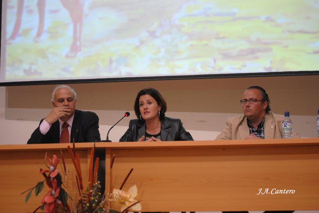 Santiago Malpica, Inmaculada Bonilla y Fernando Masedo.