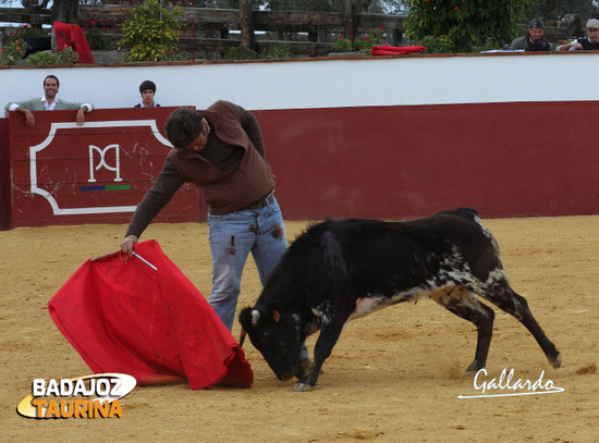 ...Antonio estuvo cumbre por los dos pitones.