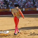 Paseíllo en solitario de Antonio Ferrera en Badajoz. (FOTO: Gallardo)