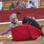 Padilla iniciando la faena de muleta. (FOTOS:Gallardo)