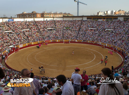 Aspecto que presentaba el coso de Pardaleras. (FOTO:Gallardo)