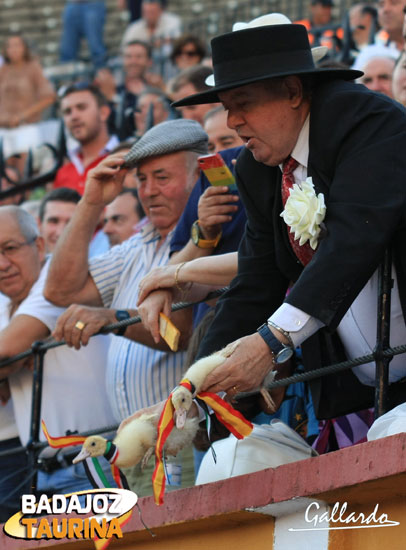 Hoy tocaban patos, con Talavante vendrán los gallos.