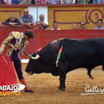 La raza de ‘El Juli’patente en la faena al sexto. (FOTO:Gallardo)