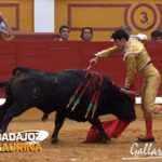 Tirándose a por todas para rubricar una gran faena. (FOTOS: Gallardo)