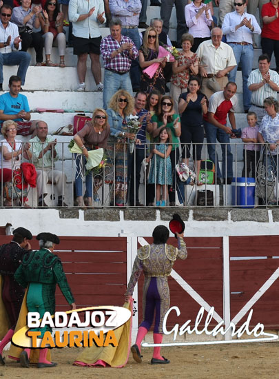 La familia de Antonio Gómez estuvo con su torero.