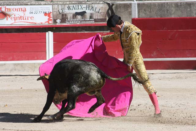 Fernando Flores parando a su eral.