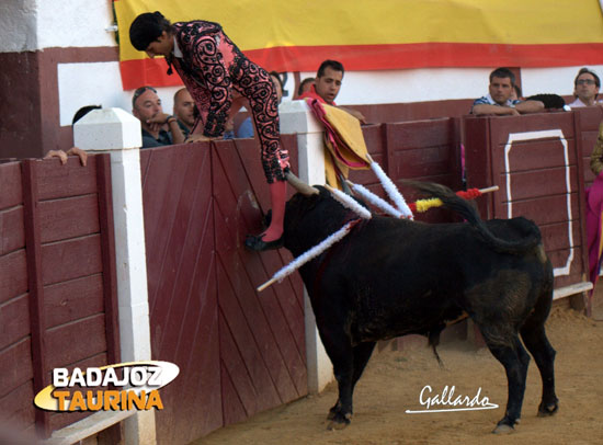 Momento de apuro de Francisco Javier Andana.