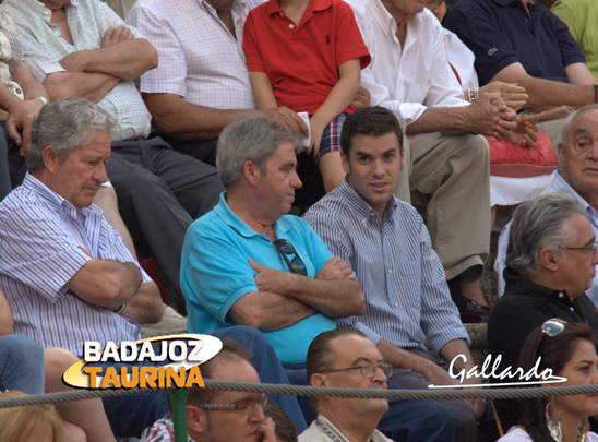 Demetrio Broncano y su hijo, dos aficionados de postín.