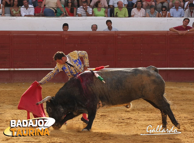 Antonio Ferrera templando a 'Botito'