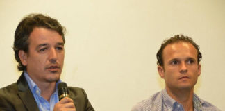 Juan Bazaga y Antonio Ferrera en Valencia del Ventoso. (FOTO: Juan Carlos Díaz)