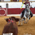 Pablo Romero yendo al encuentro montando a ‘Batista’