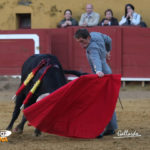 ‘El Bache’ toreando al natural. (FOTO:Gallardo)