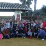Los socios de la P.T. ‘Luis Reina’ en Los Guateles.