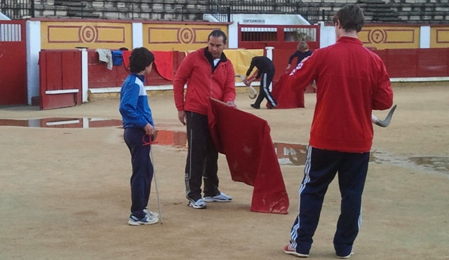 'El Cartujano' dando sus primeras clases.