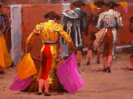 'Seda por percal', óleo de E. Pastor.