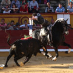 Andy Cartagena poniendo un par a dos manos con ‘Laurel’ (FOTO:Gallardo)