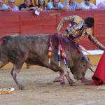 Garrido llevando muy pulseado al natural al jabonero. (FOTO: Gallardo)