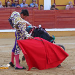 Manzanares muleteando a su primero. (FOTO: Gallardo)