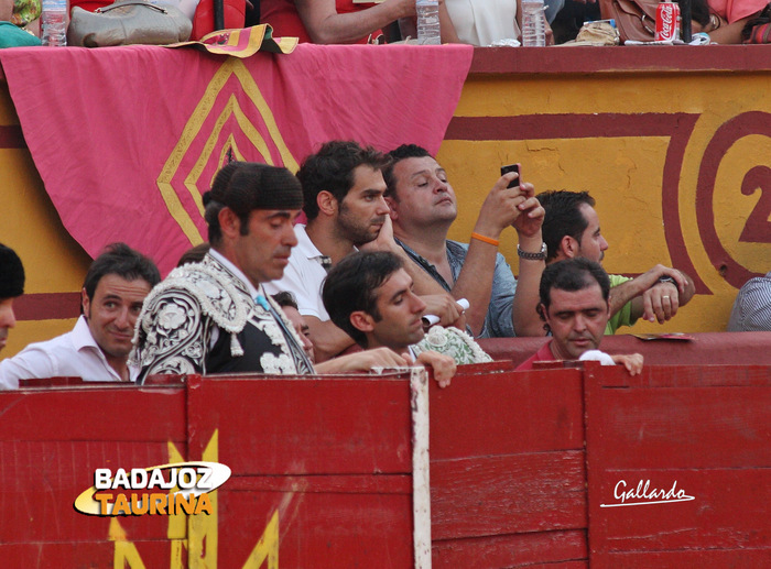 José Manuel Calderón viendo a su amigo Perera