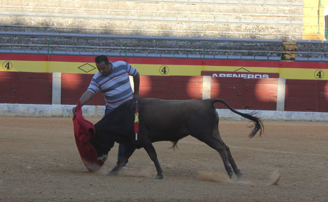 Santiago Vázquez, a la sazón triunfador del festejo.