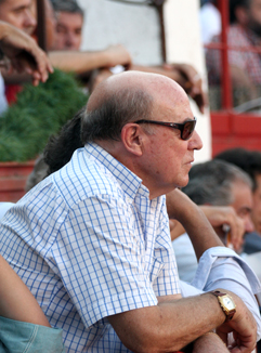 Blas Benítez, presidente del Club Tauirno de Mérida