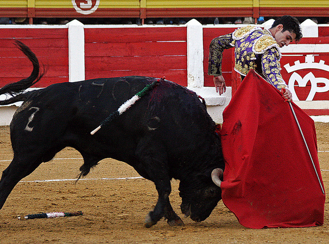 Su tauromaquia más personal. (FOTO: Alfonso Plano)