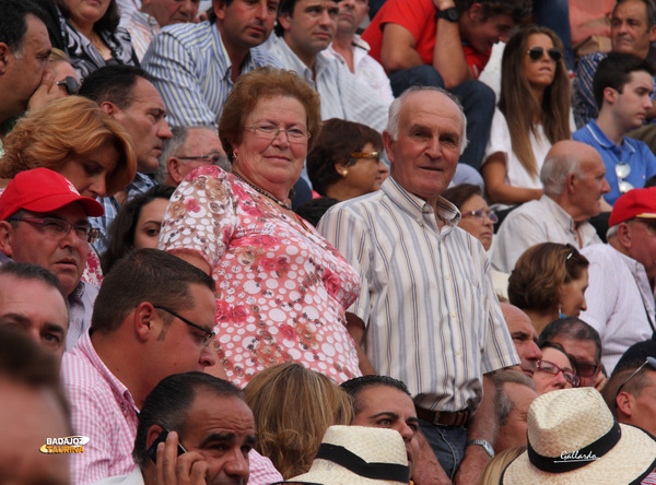 Julia y Francisco, fieles a su cita anual con los toros en Zafra