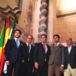 Acto de presentación de la Feria de Olivenza 2014.