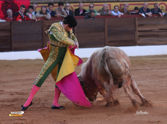 Garrido gustándose en el remate. (FOTO: Gallardo)