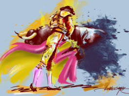 Toros de tinta, David Campos