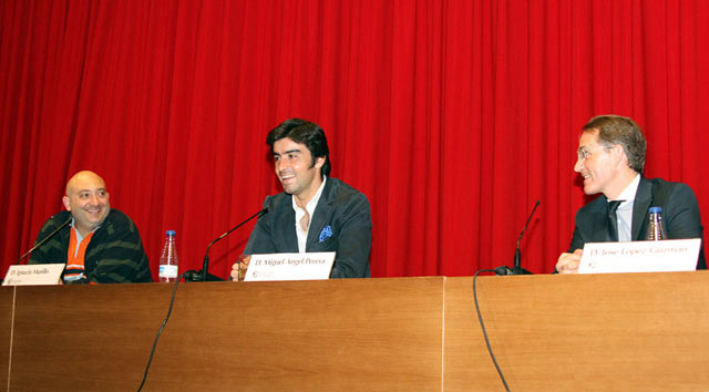 Perera en la Universidad de Navarra.