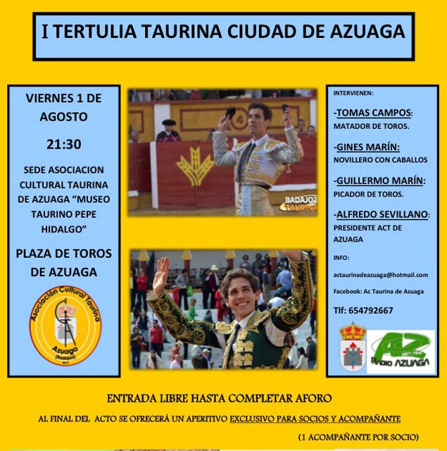 Cartel anunciador del acto.