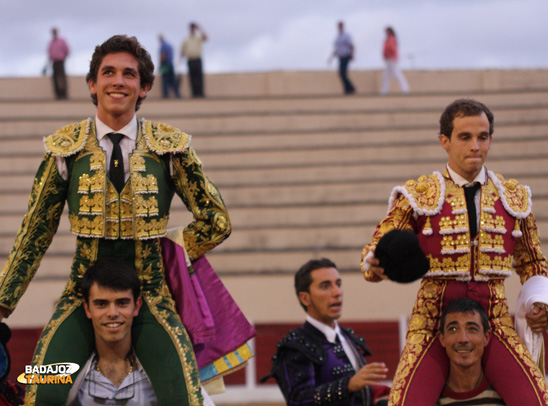 La espada privó a Tulio Salguero a la hora de acompañar a Ginés Marín y Emilio Martín en la salida a hombros. (FOTO: Gallardo)