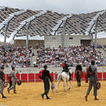 Llegó el día de la inauguración oficial, que no oficiosa del albero llerenense. (FOTO: Gallardo)