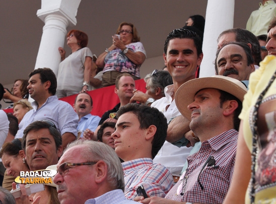 Santiago Chocolate con su suegro de Transportes Guerrero