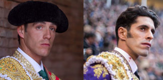 Pepe Moral y Alejandro Talavante. Sustituto y sustituido en Zafra. (FOTO: Juan Pelegrín)