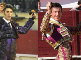 Alejandro Talavante y Miguel Ángel Silva. (FOTOS: toroszaragoza.es y Gallardo)