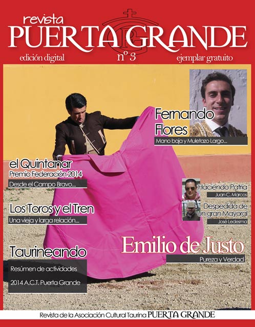 Portada del número 3 de la Revista Puerta Grande de Don Benito