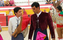 Morales y Damián en Cartaxo. (FOTO: Ricardo Relvas/elredondeltaurino.blogspot.com.es)