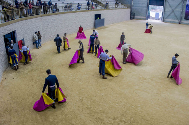 Calentando a la espera de dar comienzo