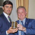 Miguel Ángel Perera y Mark Rayner (Presidente del Club Taurino de Londres)