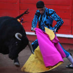 Talavante durante sus dos actuaciones en Manizales (FOTO: Julián Velasco)