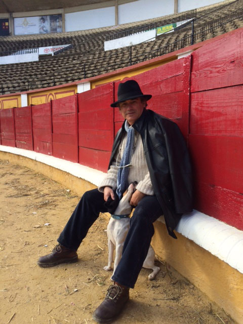 Luis Reina, en la actualidad, en el ruedo que le vio nacer como torero.