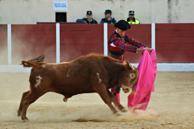 El sobresaliente Juan Luis Moreno, en un quite